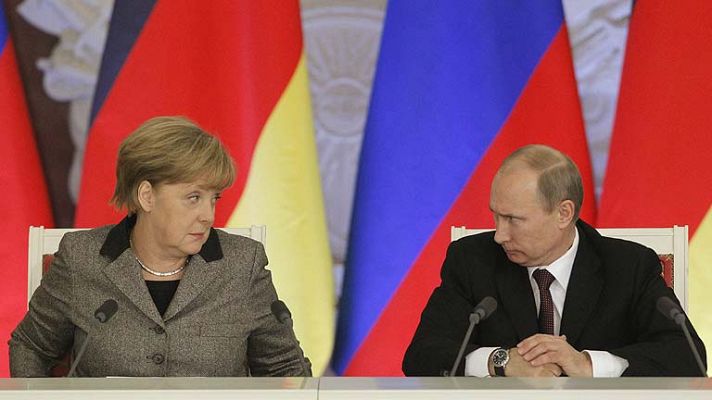 La tarde en 24h - Merkel y Putin intentar rebajar la tensión sobre Ucrania
