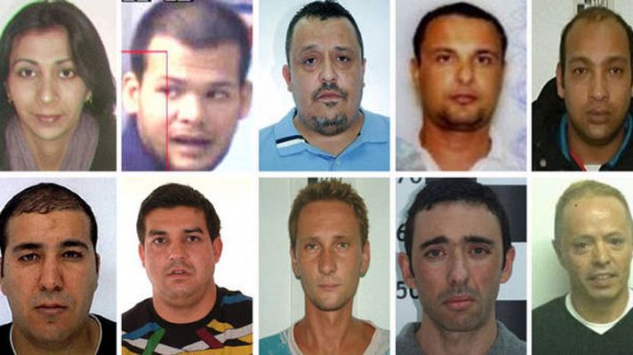 Telediario 1 - Los diez delincuentes más buscados