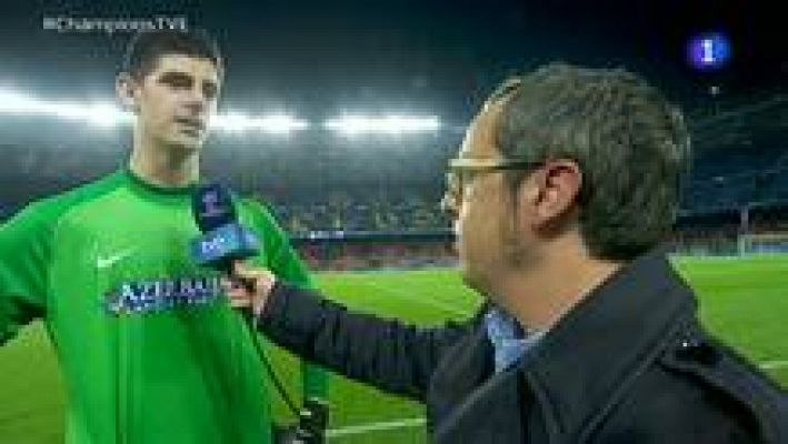 Courtois: "El  1-1 es un resultado muy bueno"