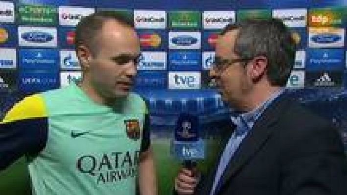 Champions League - Iniesta: "Un partido de mucha intensidad y digno de cuartos de final"
