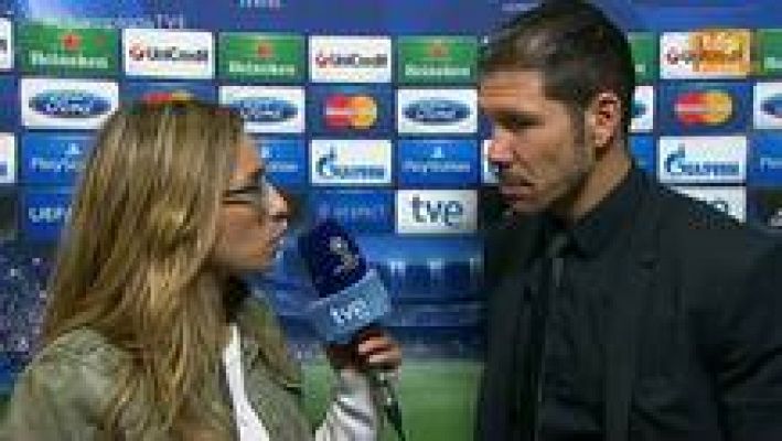 Champions League - Simeone: "Ha sido un partido apasionante"