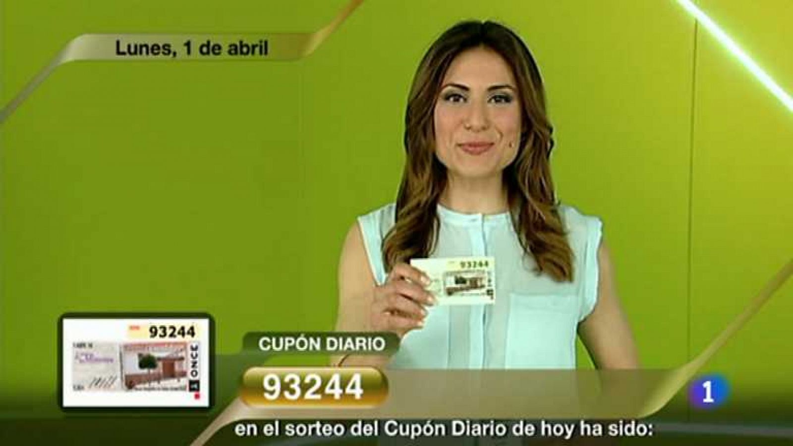 Sorteos ONCE: Sorteo ONCE - 01/04/14 | RTVE Play