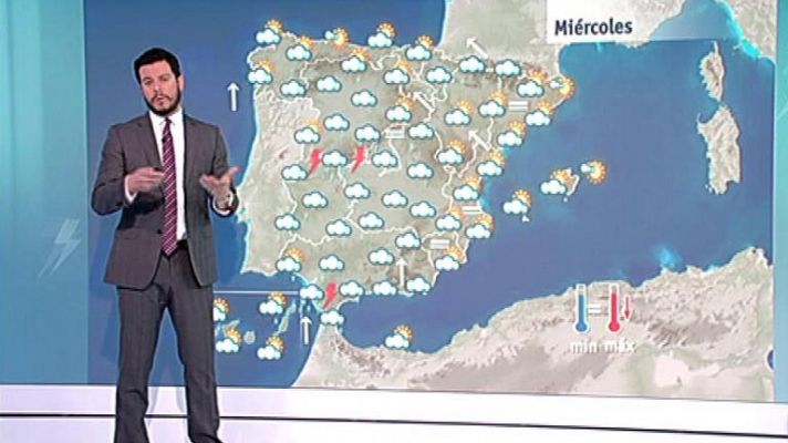 Las lluvias se extienden por todo el país y bajan las temperaturas