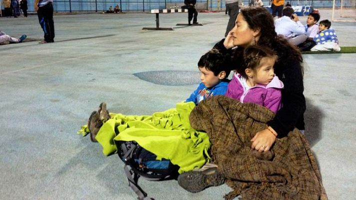 Telediario 1 - Un terremoto en Chile provoca al menos seis muertos