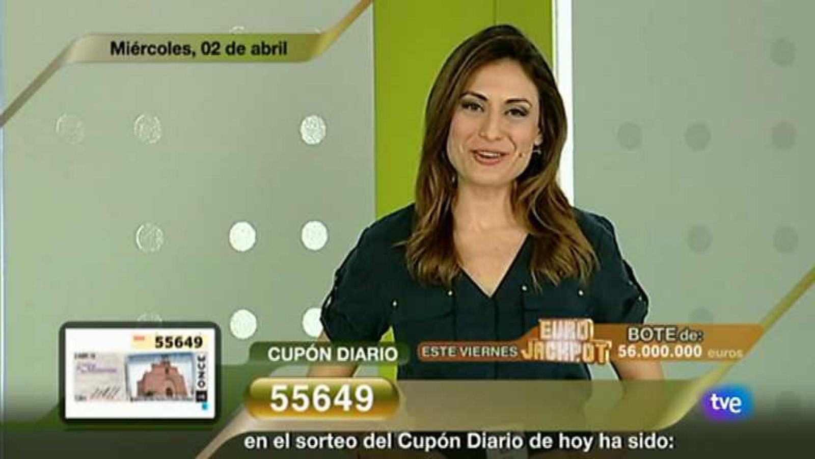 Sorteo ONCE - 02/04/14 - Ver ahora