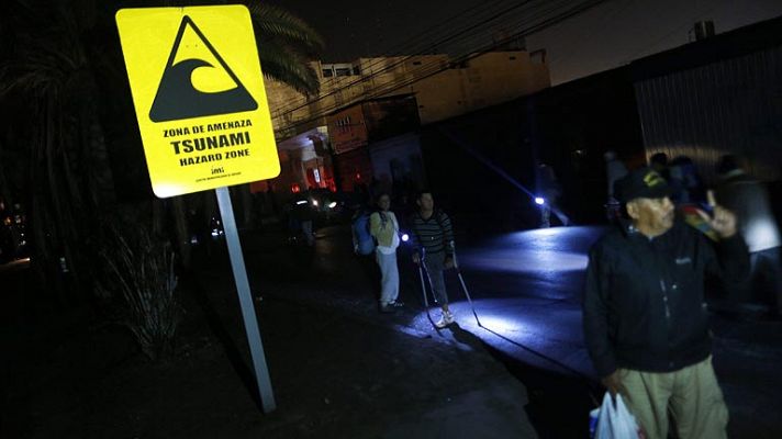 Telediario 1 - Segundo terremoto en Chile