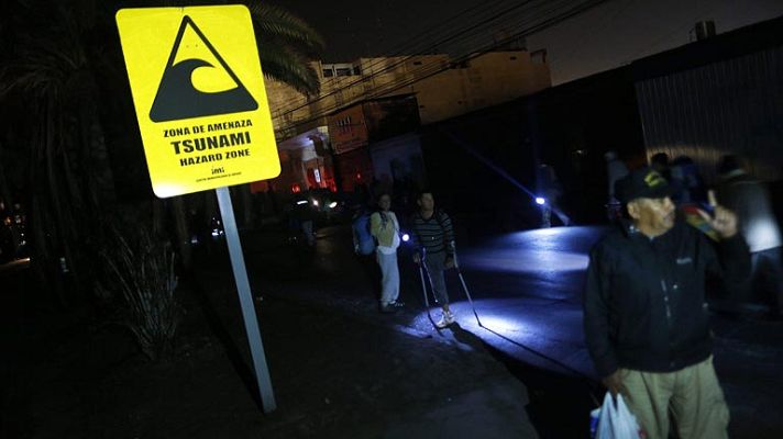 Telediario 1 - Segundo terremoto en Chile