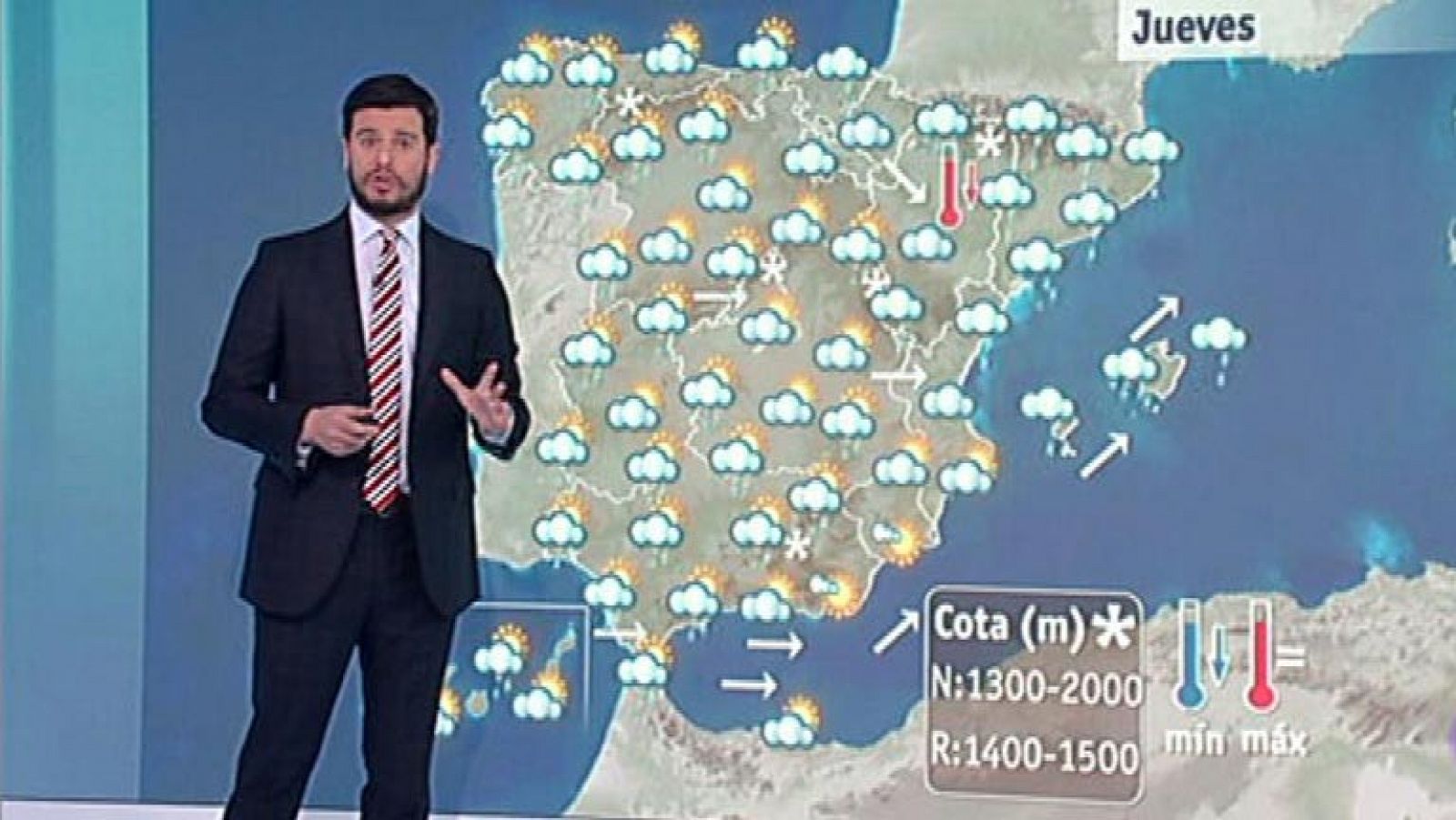 Lluvias y más frío en todo el país