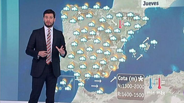 Lluvias y más frío en todo el país 