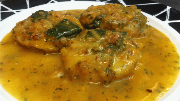 RTVE Cocina - Patatas a la importancia rellenas de bacalao y espinacas