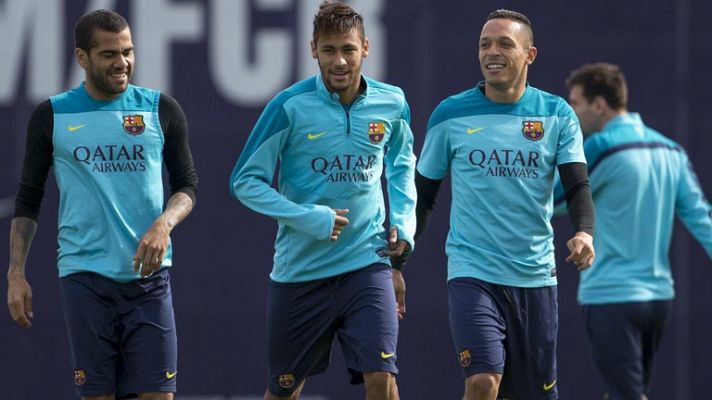 Telediario 1 - El Barça recibe al colista Betis en día de referéndum