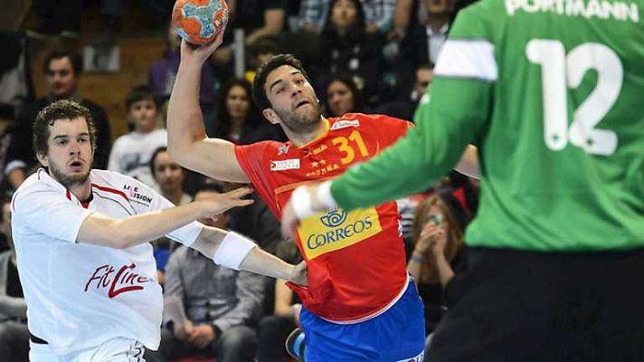 Balonmano - Final de la Swiss Cup masculina: España-Suecia