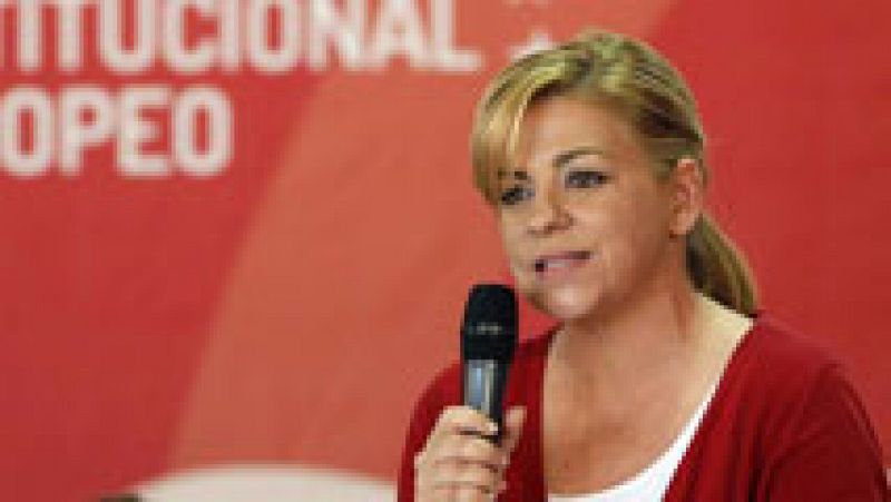 Elena Valenciano bromeaba tras conocer la designación del candidato del PP a las elecciones europeas 