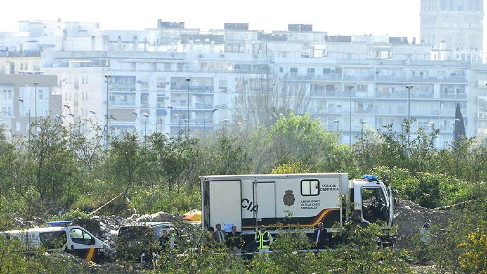 La Policía sigue buscando en la escombrera de Camas los restos de Marta del Castillo