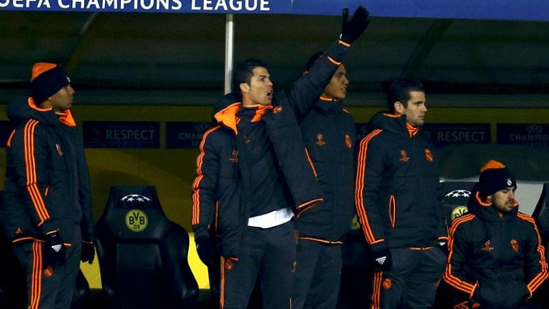 El portugués lo pasó mal en un sitio que no es su hábitat natural. Su equipo se clasificó para las semifinales de la Champions sin que su estrella disputara ni un solo minuto.