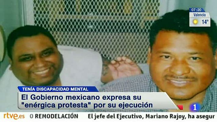 Telediario 1 - Ejecutado preso en EE.UU.