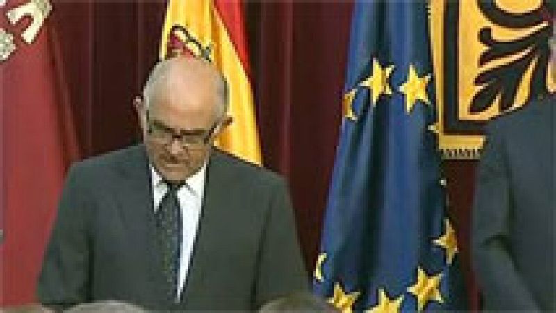 Alberto Garre jura su cargo como presidente de Murcia 