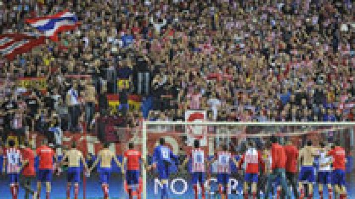 Los seguidores 'colchoneros', una afición '10'