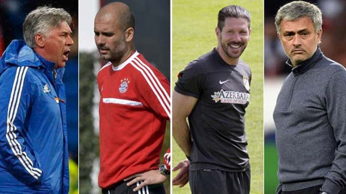 Telediario 1 - El Madrid se enfrenta a su bestia negra y el Atlético a un estilo similar