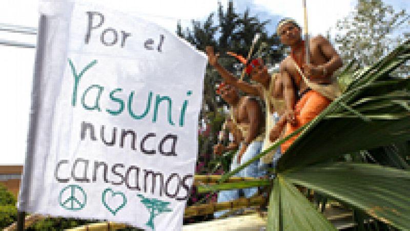 Ecuador se moviliza en contra de la explotación petrolífera en la Amazonia. 