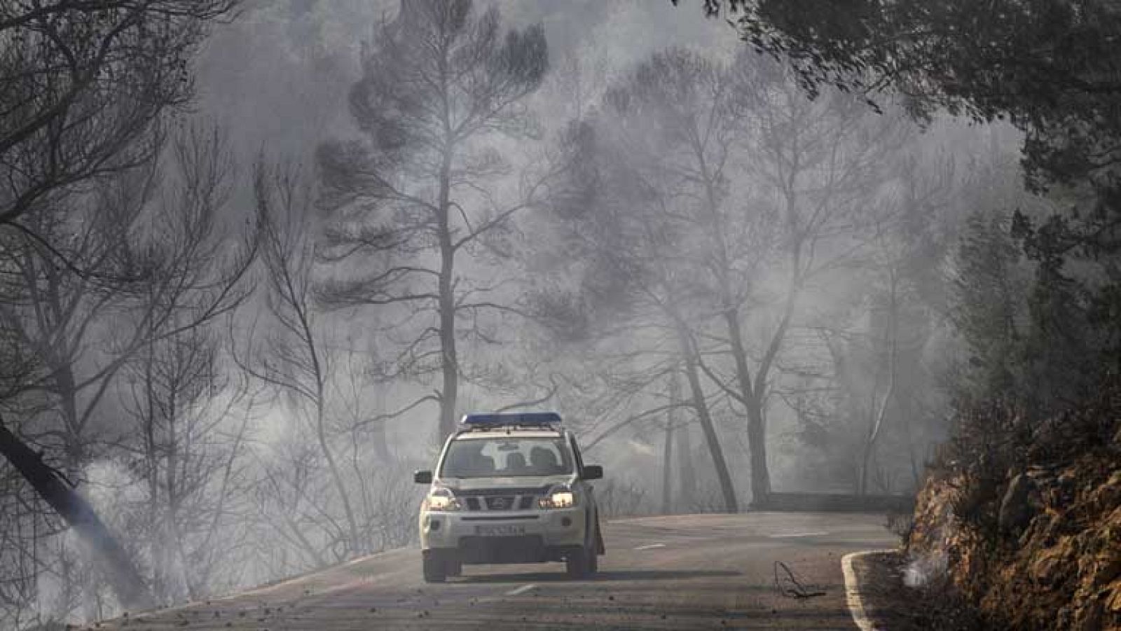  Estabilizado el fuego de Es Cubells en Ibiza
