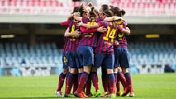 Telediario 1 - El Femenino A del Barça gana su tercer título de liga consecutivo