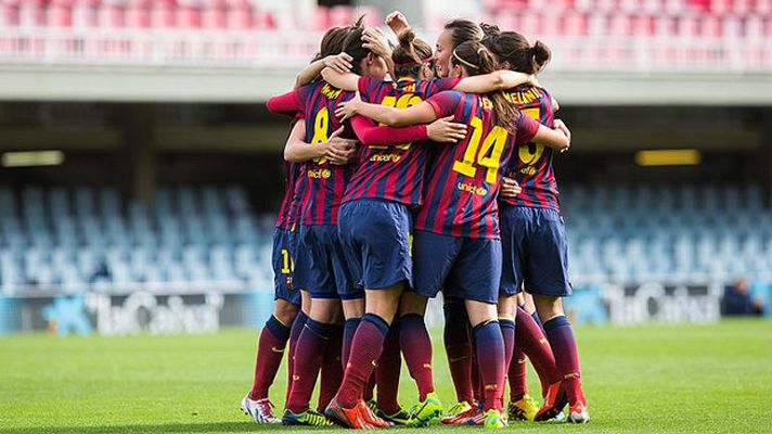 Telediario 1 - El Femenino A del Barça gana su tercer título de liga consecutivo