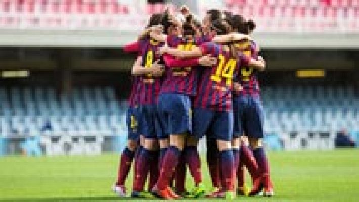 El Femenino A del Barça gana su tercer título de liga consecutivo