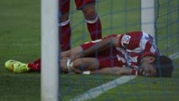 Telediario 1 - Simeone: "Diego está bien, un corte más al 'tigre'"