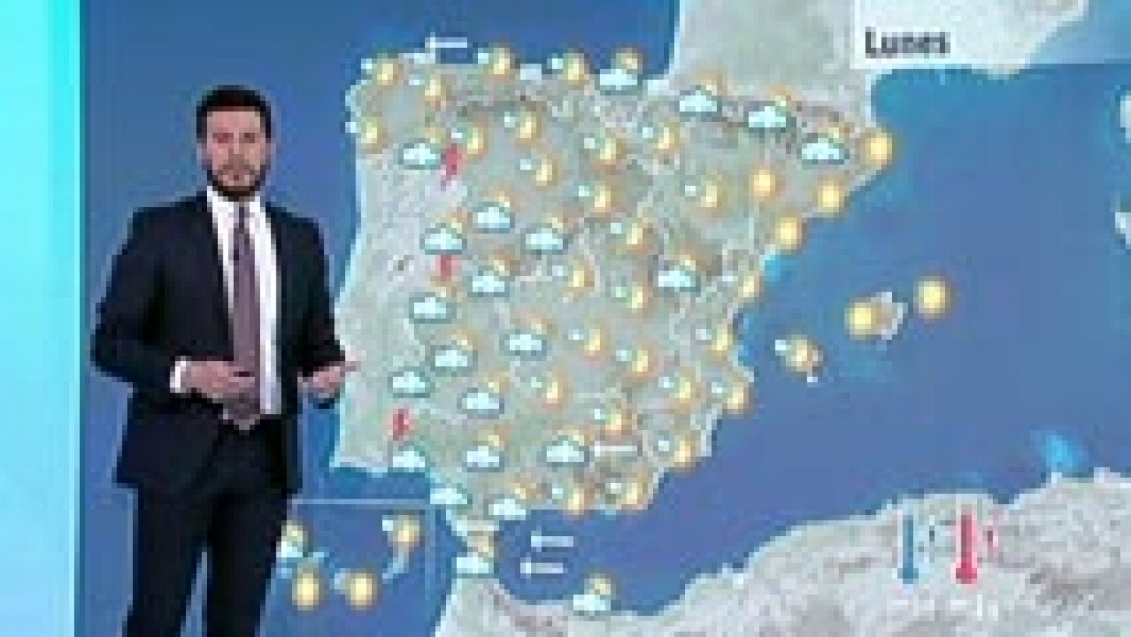 El tiempo: Tormentas en el tercio oeste y subida de temperaturas | RTVE Play