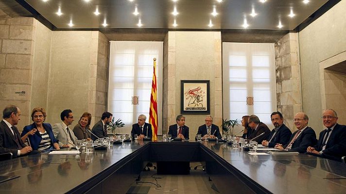Telediario 1 - Independencia de Cataluña y UE