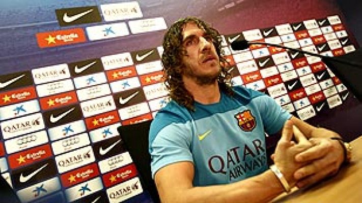 Telediario 1 - Puyol: "¿Fin de ciclo? Queda mucha temporada"