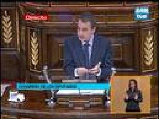 Zapatero, en su turno de réplica a Coalición Canaria