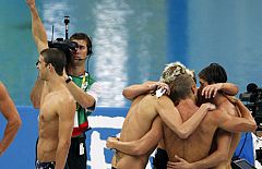 El 4x100 libres da la segunda medalla de oro a Phelps