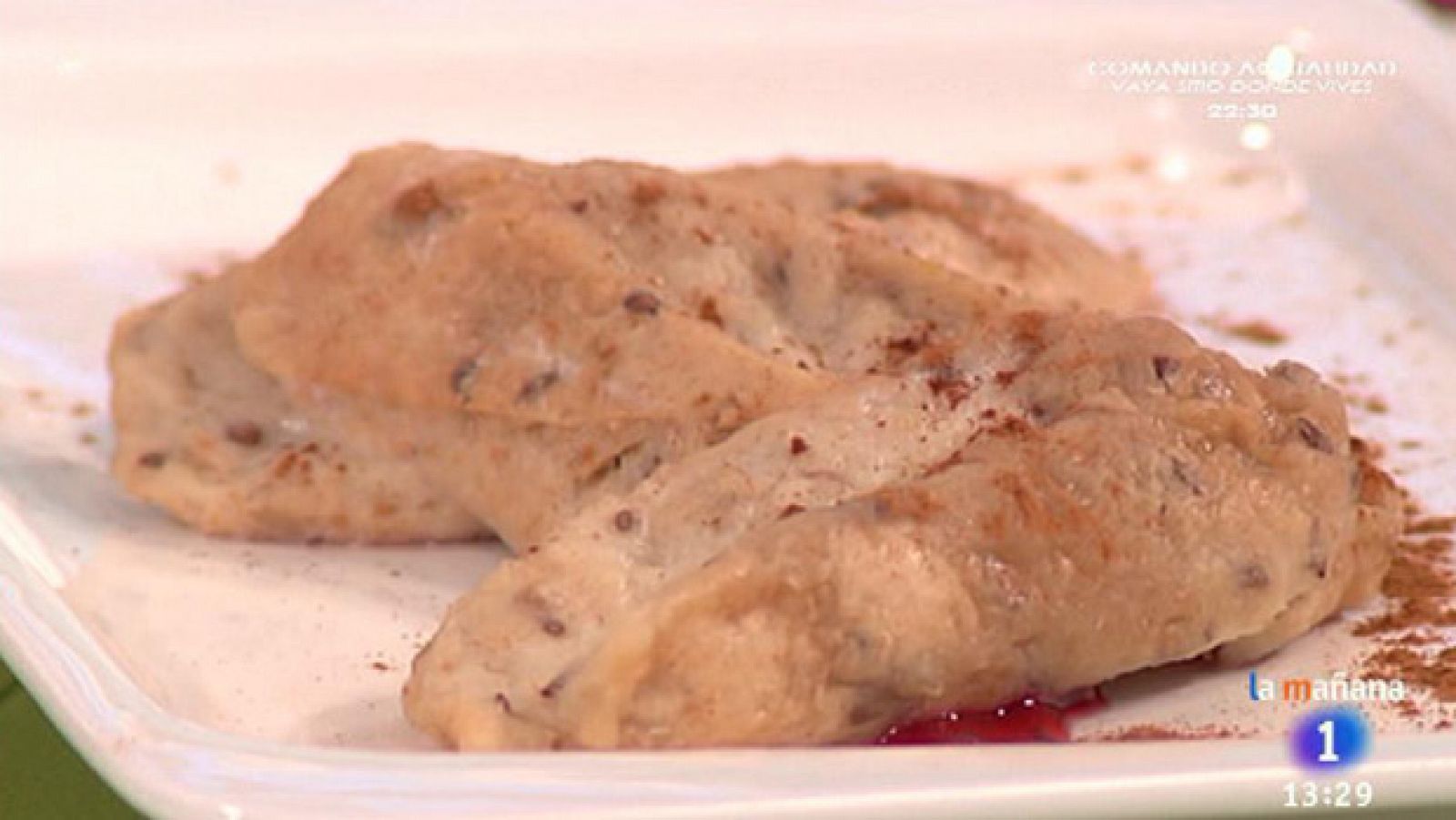 Torrijas de cereales al vapor