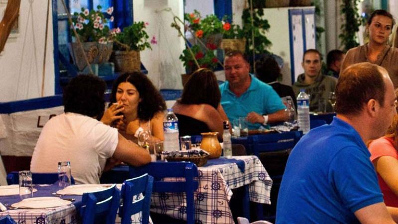 Los chiringuitos son típicos de la costa española 
