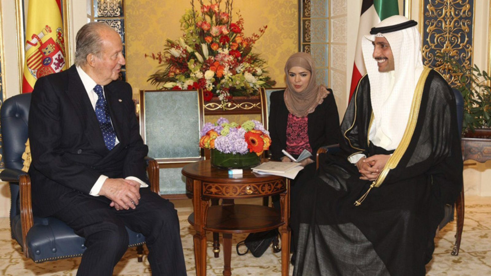 Las autoridades de Kuwait expresan al Rey su interés por incrementar sus inversiones en España