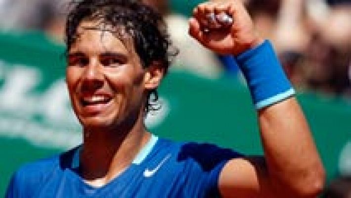 Telediario 1 - Nadal pasa el rodillo para estar en cuartos de Montecarlo