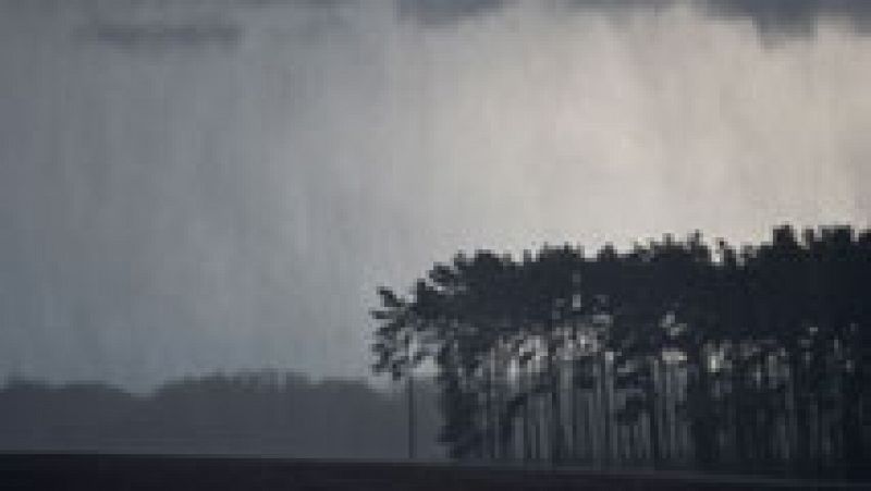 Chubascos en Galicia, extremo oeste del Cantábrico y Sistema Central