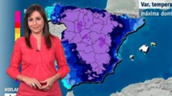 Chubascos en Galicia, Castilla y León y noreste de la meseta sur