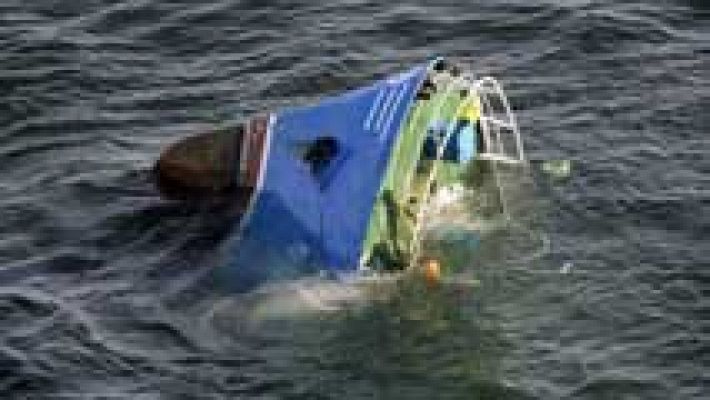 Telediario 1 - Naufragios en las costas españolas