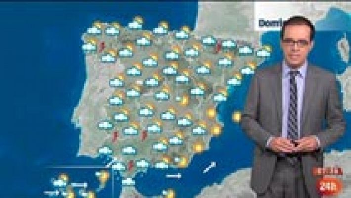 Lluvias fuertes en Extremadura y Andalucía occidental