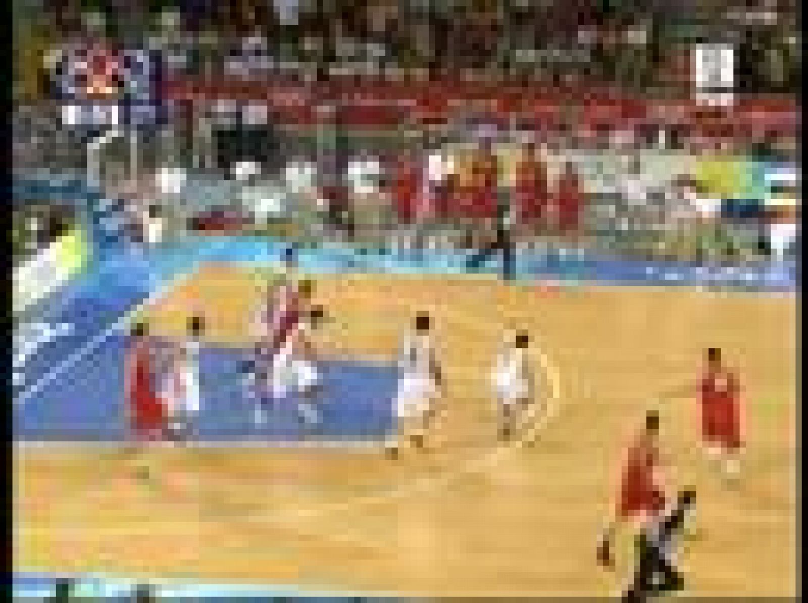 Minutos de prórroga previos a la victoria de España sobre los anfitriones.