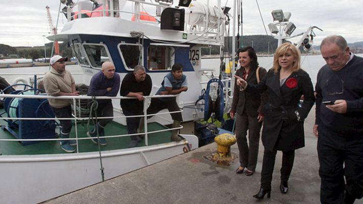 Telediario 1 - Valenciano pide explicaciones a Cañete