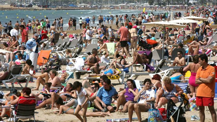 Telediario 1 - 10 millones de turistas extranjeros