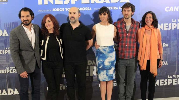 Telediario 1 - Rodaje de "La vida inesperada"