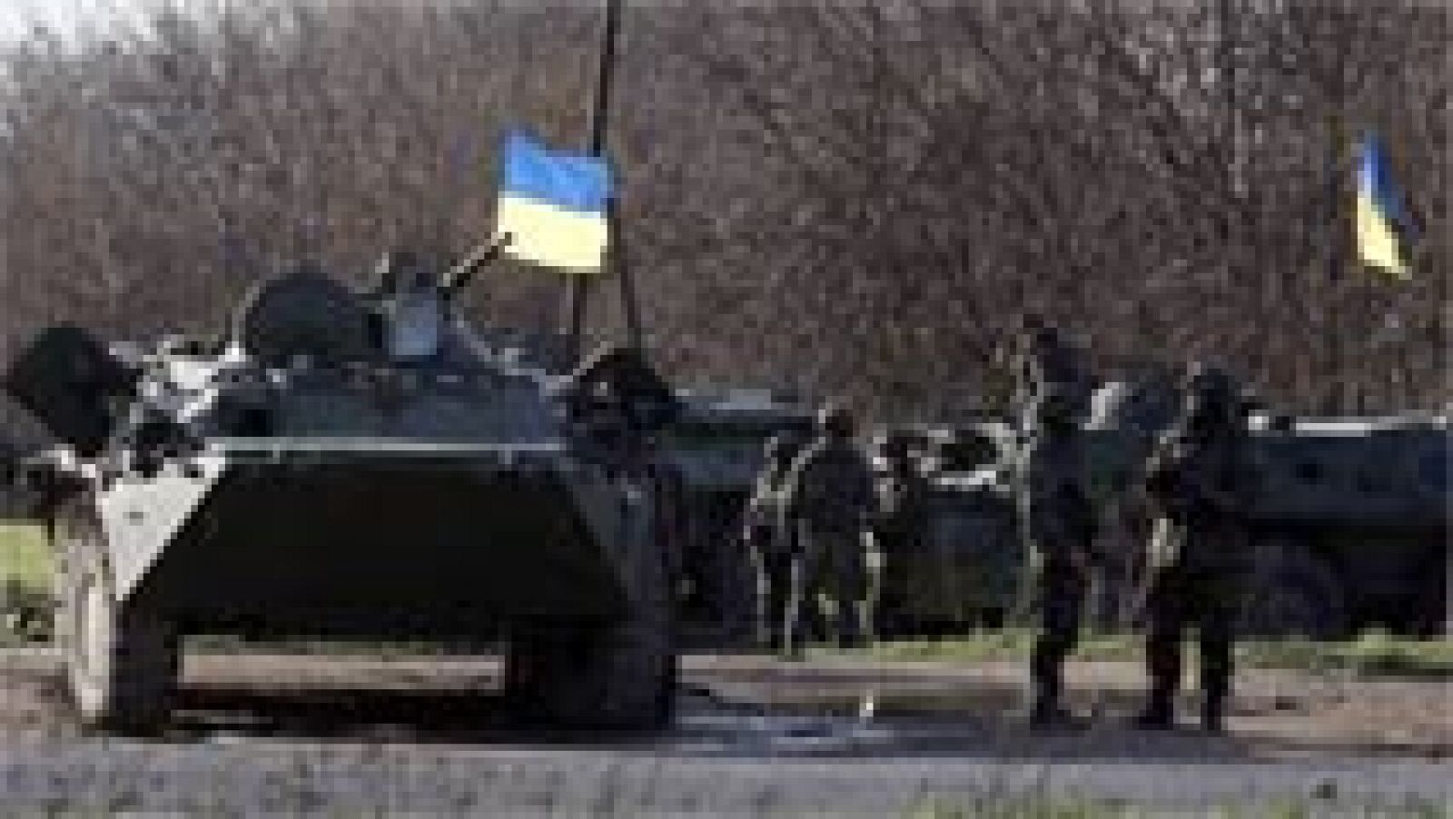 Telediario 1: El presidente de Ucrania ordena reanudar la "operación antiterrorista" | RTVE Play