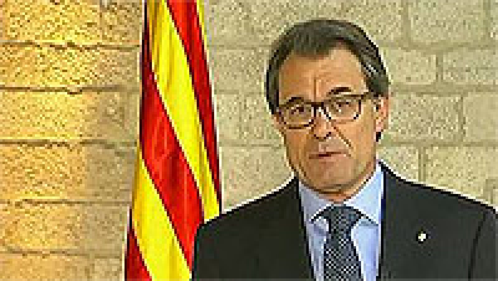 Noticias 24h: Artur Mas llama a los catalanes a celebrar "lo que les une" con motivo de Sant Jordi | RTVE Play