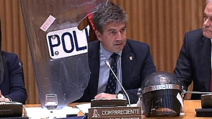 Telediario 1 - Destitución del jefe de los antidisturbios