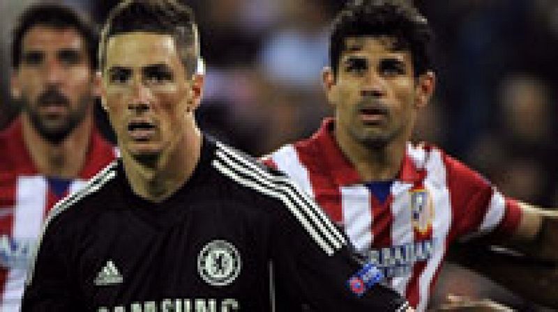 Fernando Torres y Diego Costa, delanteros titulares de Chelsea y Atlético de Madrid en la ida de las semifinales de Champions, cruzaron sus caminos en el Calderón y sufrieron ante la sequía de ocasiones en sus equipos.